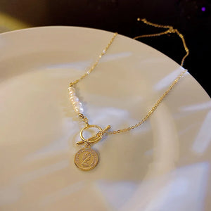 Retro Pearl Necklace for Women