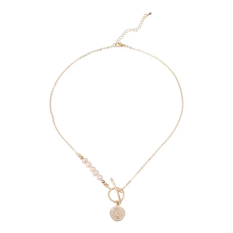 Retro Pearl Necklace for Women