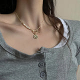 Retro Pearl Necklace for Women