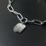 Irregular Letter Tide Titanium Steel Bracelet Female Jewelry
