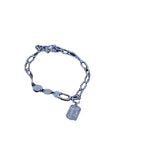 Irregular Letter Tide Titanium Steel Bracelet Female Jewelry