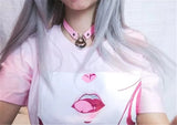 Punk Velvet Bondage Collar Necklace