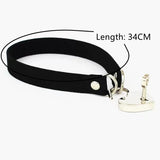 Punk Velvet Bondage Collar Necklace