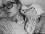 Punk Velvet Bondage Collar Necklace