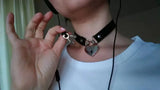 Punk Velvet Bondage Collar Necklace