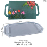 Silicone Mold with Ear Handle for Epoxy Resin - Fruit Tea Jewelry Storage