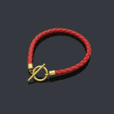 Stainless Steel Women Bracelet Red String Jewelry