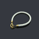 Stainless Steel Women Bracelet with Red String