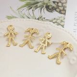 40pcs Cartoon Girls/Boys Alloy Charms - DIY Jewelry Earring/Pendant Accessory