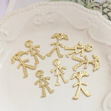 40pcs Cartoon Girls/Boys Alloy Charms - DIY Jewelry Earring/Pendant Accessory