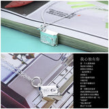 Fashionable 925 Silver Camera Pendant Necklace for Women