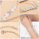 Women's 925 Silver Bracelet Geometric Element Original Solid Silver Jewelry