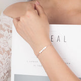Women's 925 Silver Bracelet Geometric Element Original Solid Silver Jewelry