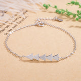 Women's 925 Silver Bracelet Geometric Element Original Solid Silver Jewelry