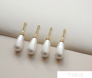 Wild Shell Resin Water Drop Pendant DIY Earring Material