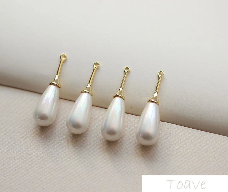 Wild Shell Resin Water Drop Pendant DIY Earring Material