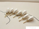 Wild Shell Resin Water Drop Pendant DIY Earring Material
