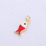 Wings Sandwich Necklace Pendant Copper Fish Pendant