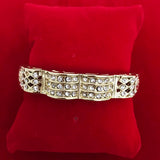 Crystal Rhinestone Bracelet, Zinc Alloy, Fine Engraved, Women's Jewelry