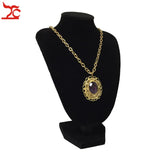 Velvet Jewelry Display Bust Mannequin Rack Necklace Pendant Bracelet Organizer