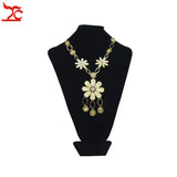 Velvet Jewelry Display Bust Mannequin Rack Necklace Pendant Bracelet Organizer