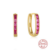 S925 Silver Earring U-shaped with Zircon Ear Buckle