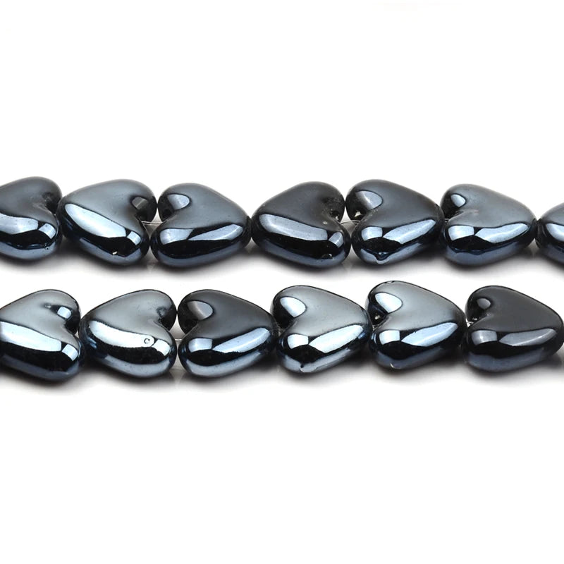 Heart Shape Ceramic Beads Multi-color for jewelry making