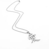 Simsimi jewelry Chinese love letter necklace
