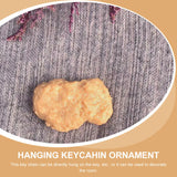 Fried Food Pattern Key Chain Novel Chicken Pendant