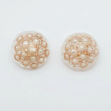 Simulated Pearl Resin Buttons DIY Accessories Dress Clothes Jewelry