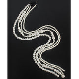 Simulated Pearl Tassel Bridal Wedding Hair Clip