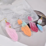 Butterfly Wings Silicone Mold 4 Pairs DIY Resin Making Jewelry Keychain