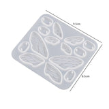 Butterfly Wings Silicone Mold 4 Pairs DIY Resin Making Jewelry Keychain