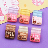Jelly Chocolate Resin Food Charms Pendant Earring DIY Jewelry