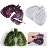 Simulation Lung Shape Ashtray Epoxy Resin Mold DIY Gift for Men
