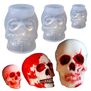 Scarface Skull Crystal Epoxy Resin Mold Halloween Party Props