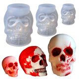 Scarface Skull Crystal Epoxy Resin Mold Halloween Party Props