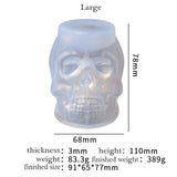 Scarface Skull Crystal Epoxy Resin Mold Halloween Party Props