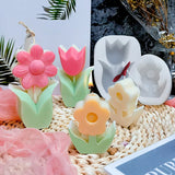 Tulip Flower DIY Epoxy Resin Mold Candle Tool Gift