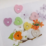 Sugar Hollow Love Peach Resin Patch DIY Jewelry Earrings 10pcs
