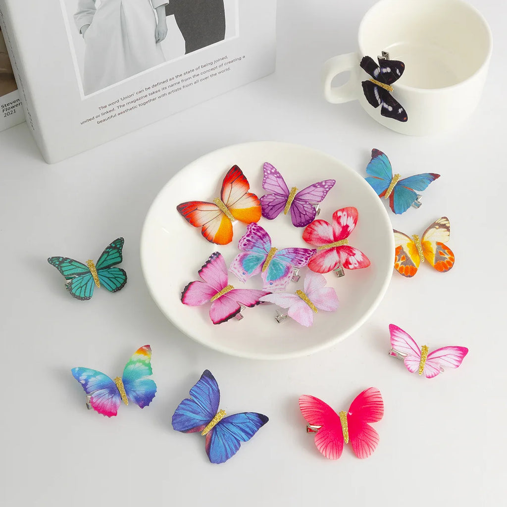 Sindlan Y2k Butterfly Hair Accessories Women Kpop Funny Jewelry Headbands