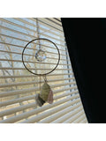 Brass Hoop Crystal Sun Catcher, Rainbow Window Hanging