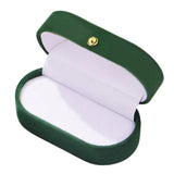 Flannel Jewelry Ring Box Double Slot Couple Rings Earrings Box