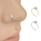 Alloy Branch Tragus Piercing Earring For Women Non Piercing Clip Earring