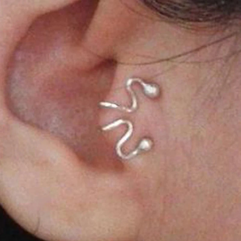 Alloy Branch Tragus Piercing Earring For Women Non Piercing Clip Earring