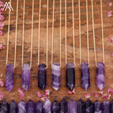 Gemstone Point Beads Boho Women Necklace Healing Crystal Chakra Stone
