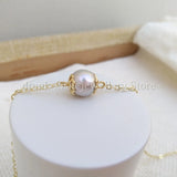 Gray Akoya Pearl Bracelet Butterfly Women Wedding Bridesmaid Gift