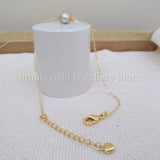 Gray Akoya Pearl Bracelet Butterfly Women Wedding Bridesmaid Gift