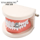 Single Heart Teeth Grillz For Unisex Hip Hop Dental Grills