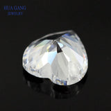 Heart Shape CZ Stone for Jewelry Making 4x4~12x12mm High CZ
